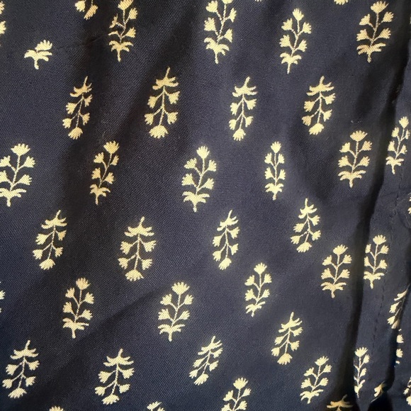 beachlunchlounge Navy Blue White Floral Sleeveless Flowy Boho dress size XL - Picture 7 of 11